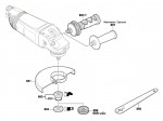 Bosch 3 601 H82 M01 Gws 22-230 Jh Angle Grinder 230 V / Eu Spare Parts